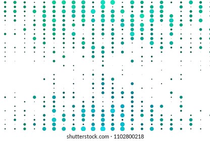 Light Green, Yellow vector  texture with disks. Abstract illustration with colored bubbles in nature style. The pattern can be used for beautiful websites.