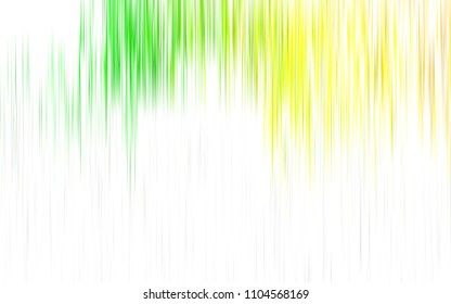 Light Green, Yellow vector texture with colored lines. Modern geometrical abstract illustration with staves. Template for your beautiful backgrounds.