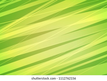 Light Green, Yellow vector texture with colored lines. Modern geometrical abstract illustration with staves. The pattern can be used for websites.