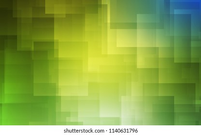 Light Green, Yellow vector texture with colored lines. Lines on blurred abstract background with gradient. Template for your beautiful backgrounds.