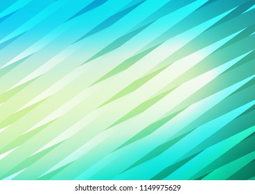 Light Green, Yellow vector texture with colored lines. Decorative shining illustration with lines on abstract template. The template can be used as a background.