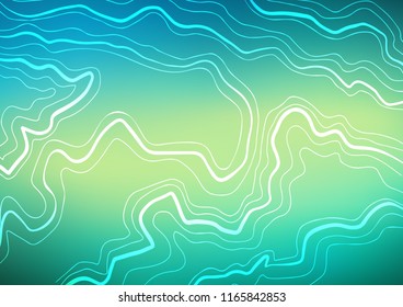 Light Green, Yellow vector texture with colored lines. Lines on blurred abstract background with gradient. The pattern can be used for websites.
