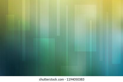 Light Green, Yellow vector texture with colored lines. Shining colored illustration with sharp stripes. Template for your beautiful backgrounds.