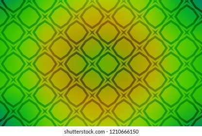 Light Green, Yellow vector texture with beautiful stars. Glitter abstract illustration with colored stars. Pattern for wrapping gifts.