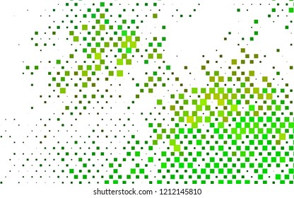 Light Green, Yellow vector texture in rectangular style. Decorative design in abstract style with rectangles. Smart design for your business advert.