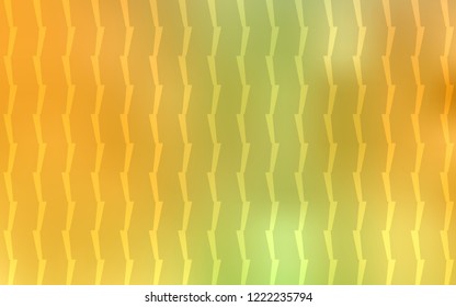 Light Green, Yellow vector texture with colored lines. Shining colored illustration with sharp stripes. Pattern for your busines websites.