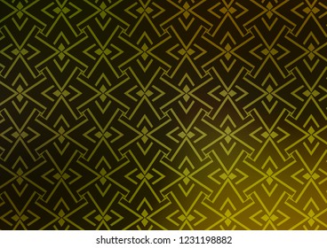 Light Green, Yellow vector texture with colored lines. Blurred decorative design in simple style with lines. Pattern for websites, landing pages.
