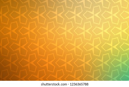 Light Green, Yellow vector texture in rectangular style. Decorative design in abstract style with rectangles. Pattern can be used for websites.