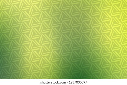 Light Green, Yellow vector texture with triangular style. Decorative design in abstract style with triangles. Pattern for busines ad, booklets, leaflets