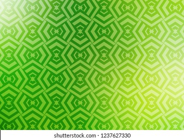 Light Green, Yellow vector texture with colored lines. Modern geometrical abstract illustration with staves. Best design for your ad, poster, banner.