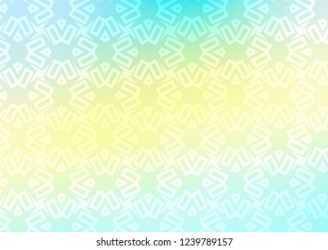 Light Green, Yellow vector texture in poly style with cubes. Illustration with colorful triangles, rectangles. Modern template for your landing page.
