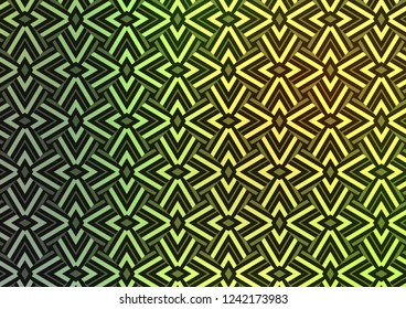 Light Green, Yellow vector texture in triangular style. Modern abstract illustration with colorful triangles. Smart design for your business advert.