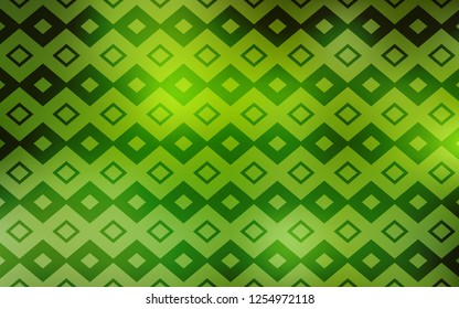 Light Green, Yellow vector texture in rectangular style. Decorative design in abstract style with rectangles. Modern template for your landing page.