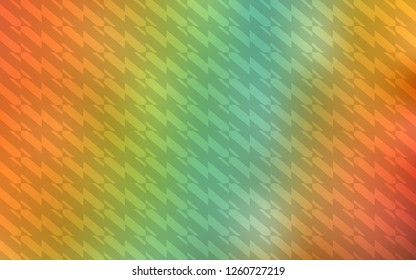 Light Green, Yellow vector texture with colored lines. Shining colored illustration with sharp stripes. Pattern for your busines websites.