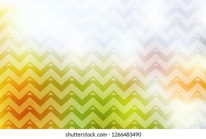 Light Green, Yellow vector texture with triangular style. Modern abstract illustration with colorful triangles. Best design for poster, banner.