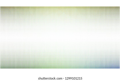 Light Green, Yellow vector  texture with disks. Modern abstract illustration with colorful water drops. Design for poster, banner of websites.