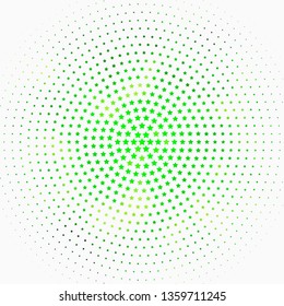 Light Green, Yellow vector texture with beautiful stars. Modern geometric abstract illustration with stars. Theme for cell phones.