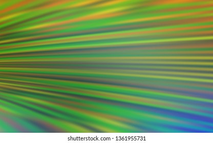 Light Green, Yellow vector texture with colored lines. Modern geometrical abstract illustration with Lines. Smart design for your business advert.