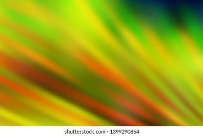 Light Green, Yellow vector texture with colored lines. Glitter abstract illustration with colorful sticks. Pattern for ads, posters, banners.