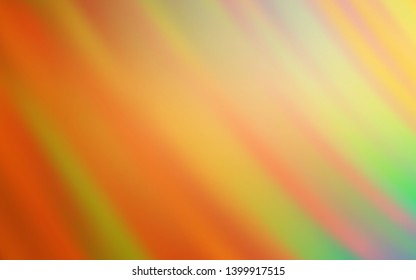 Light Green, Yellow vector texture with colored lines. Colorful shining illustration with lines on abstract template. Best design for your ad, poster, banner.