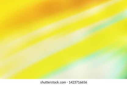 Light Green, Yellow vector texture with colored lines. Blurred decorative design in simple style with lines. Pattern for ad, booklets, leaflets.