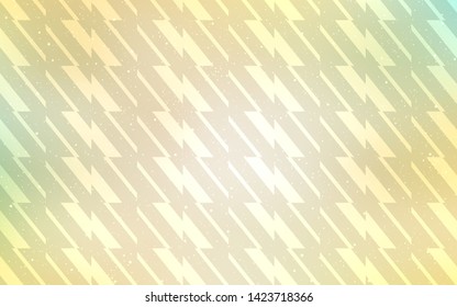 Light Green, Yellow vector texture with colored lines. Blurred decorative design in simple style with lines. Template for your beautiful backgrounds.