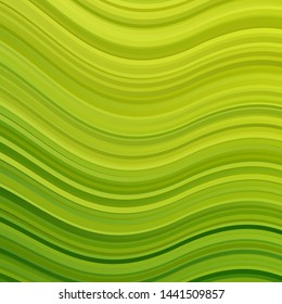 Light Green, Yellow vector texture with circular arc. Colorful illustration with curved lines. Pattern for websites, landing pages.