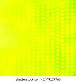 Light Green, Yellow vector texture in rectangular style. Modern design with rectangles in abstract style. Template for cellphones.