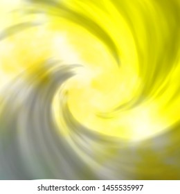 Light Green, Yellow vector texture with cloudy sky. Gradient illustration with colorful sky, clouds. Beautiful layout for uidesign.