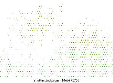 Light Green, Yellow vector texture in rectangular style. Modern abstract illustration with colorful rectangles. Best design for your ad, poster, banner.