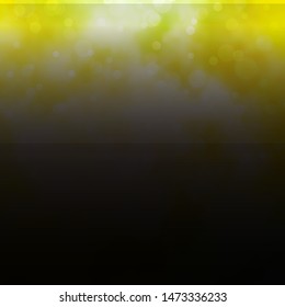 Light Green, Yellow vector texture with circles. Illustration with set of shining colorful abstract spheres. Pattern for business ads.