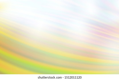Light Green, Yellow vector texture with colored lines. Lines on blurred abstract background with gradient. Pattern for ads, posters, banners.