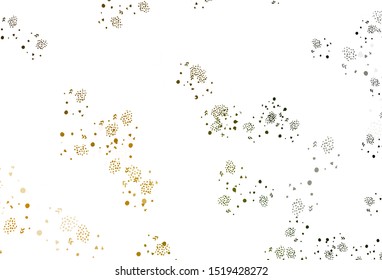 Light Green, Yellow vector texture with abstract forms. Illustration with colorful gradient shapes in abstract style. Simple design for your web site.