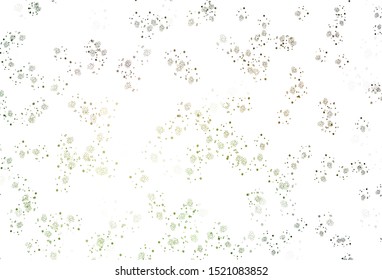 Light Green, Yellow vector texture with abstract forms. Simple colorful illustration with abstract gradient shapes. Simple design for your web site.