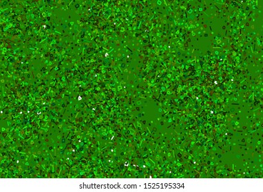 Light Green, Yellow vector texture with abstract forms. Illustration with colorful gradient shapes in abstract style. Best smart design for your business.