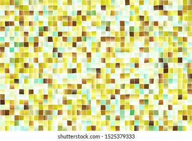 Light Green, Yellow vector texture in rectangular style. Modern abstract illustration with colorful rectangles. Pattern for commercials.