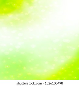 Light Green, Yellow vector texture with beautiful stars. Colorful illustration in abstract style with gradient stars. Pattern for wrapping gifts.