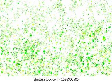 Light Green, Yellow vector texture with abstract forms. Illustration with colorful gradient shapes in abstract style. Simple design for your web site.