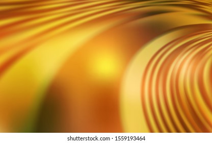 Light Green, Yellow vector texture with bent lines. Brand new colorful illustration in simple style. Brand new design for your ads, poster, banner.