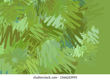 Light Green, Yellow vector texture with colored lines. Modern geometrical abstract illustration with Lines. Smart design for your business advert.