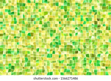 Light Green, Yellow vector texture in rectangular style. Glitter abstract illustration with rectangular shapes. Modern template for your landing page.