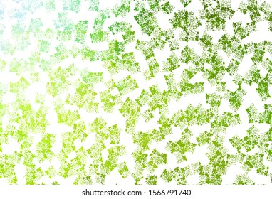 Light Green, Yellow vector texture with abstract forms. Illustration with colorful gradient shapes in abstract style. Simple design for your web site.