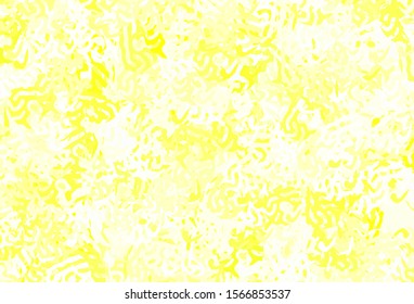 Light Green, Yellow vector texture with abstract forms. Illustration with colorful gradient shapes in abstract style. Simple design for your web site.