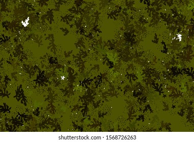 Light Green, Yellow vector texture with abstract forms. Modern abstract illustration with colorful random forms. Background for a cell phone.