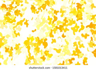 Light Green, Yellow vector texture with abstract forms. Simple colorful illustration with abstract gradient shapes. Elegant design for wallpapers.