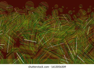 Light Green, Yellow vector texture with disks. Beautiful colored illustration with blurred circles in nature style. Pattern for ads, leaflets.