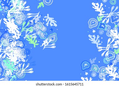 Light Green, Yellow vector texture with abstract forms. Illustration with colorful gradient shapes in abstract style. Best smart design for your business.