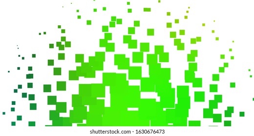 Light Green, Yellow vector texture in rectangular style. Rectangles with colorful gradient on abstract background. Design for your business promotion.