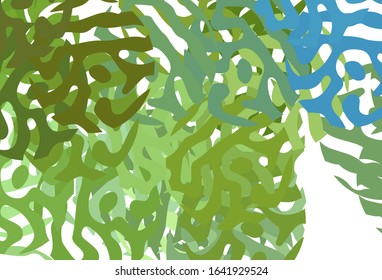 Light Green, Yellow vector texture with abstract forms. Decorative design in abstract style with random forms. Background for a cell phone. - Shutterstock ID 1641929524