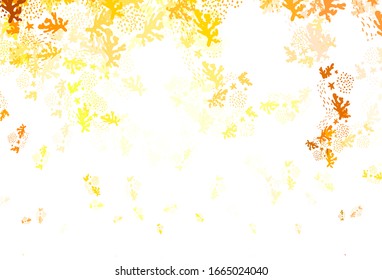 Light Green, Yellow vector texture with abstract forms. Decorative design in abstract style with random forms. Modern design for your business card.
